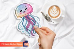 Cute Jellyfish Sticker, Adorable Jellyfish Sticker Product Image 1