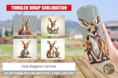 Tumbler Wrap Cute Kangaroo Product Image 1