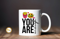 Cute Kawaii Burger and Fries -You are enough Product Image 1