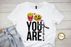 Cute Kawaii Burger and Fries -You are enough Product Image 3