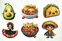 Cute Kawaii Cinco De Mayo Sublimation Product Image 3