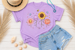 Cute Kawaii Flowers PNG, Sweet Floral Design Product Image 2