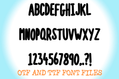 Cute Kid Marker Pen Lettering ABC Font Typeface Alphabet OTF Product Image 2
