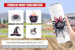 Cute Kids Halloween Tumbler Product Image 1