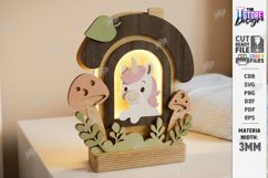 Kids Night Light Stand Laser Cut | Table Lamp | Desk Decor Product Image 1