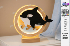 Kids Night Light Stand Laser Cut | Table Lamp | Desk Decor Product Image 1