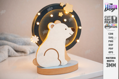 Kids Night Light Stand Laser Cut | Table Lamp | Desk Decor Product Image 1