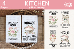 Cute Kitchen Towel Sublimation
