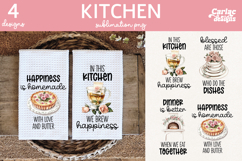 Cute Kitchen Towel Sublimation