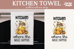 Cute Kitchen Towel Sublimation