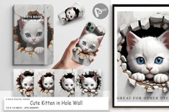 Digital Paper Kitten in Wall Product Image 1