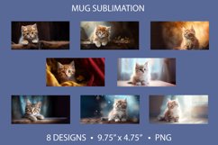 Cute Kitten Mug Wrap Sublimation PNG Product Image 2