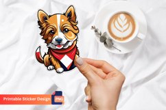 Fourth of July Animal Sticker, Cute Kittens Sticker Product Image 1