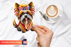 Fourth of July Animal Sticker, Cute Kittens Sticker Product Image 1