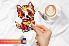 Fourth of July Animal Sticker, Cute Kittens Sticker Product Image 1