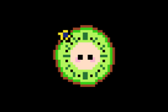 Cute kiwi character illustration pixel art design Product Image 2