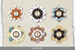 Cute Koala with Vintage Color Seamless Pattern Button Product Image 1