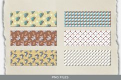 Cute Koala with Vintage Color Seamless Pattern Stripe Product Image 1