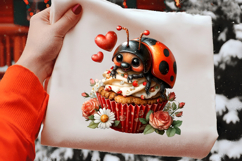 Cute Ladybug Valentine Clipart Product Image 2