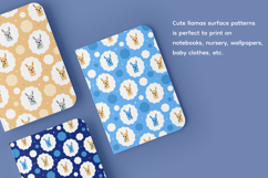 Cute Llamas Digital Paper Pattern - 3 Variations Product Image 5