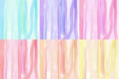 Cute Line Watercolor Digital Papers Background Product Image 2