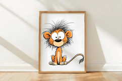 Cute Lion Clipart PNG Product Image 3