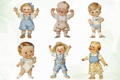 Cute Little Baby Sublimation Clipart Product Image 3