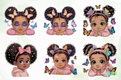 Cute Little Black Girl Sublimation Product Image 6