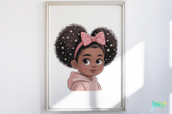 Cute Little Black Girl Sublimation Product Image 2
