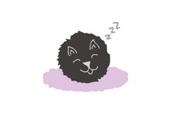 Cute Little Cat SVG Cut File Product Image 1