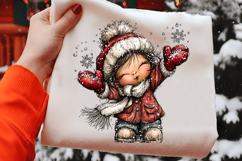 Cute little Christmas boy Clipart Product Image 2
