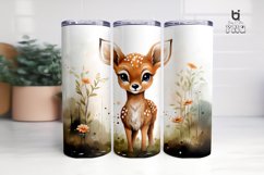 Cute little deer Sublimation Tumbler Design Product Image 5