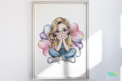 Cute Little Girl Sublimation Product Image 2