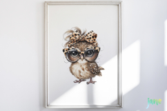Cute Little Owl Clipart Sublimation Product Image 3