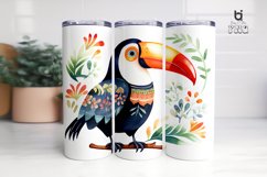 Cute Little Toucan Sublimation Tumbler Design Product Image 14