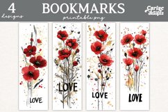 Cute Love Bookmarks