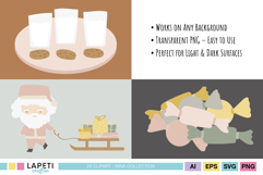 Kawaii Three Kings clipart featuring soft tones and simple shapes, perfect for holiday crafts.