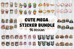 Mega Sticker Bundle, Includes 96 Designs, Sticker PNG Product Image 1