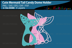 Cute Mermaid Tail Candy Dome Product Image 2