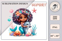 Explore our delightful mermaid watercolor clipart, perfect for invitations, greeting cards, scrapbooking, and seasonal crafts. Ideal for sublimation designs on transparent backgrounds, as well as birthday cards, T-shirt designs, children&#039;s prints and deco