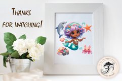 Explore our delightful mermaid watercolor clipart, perfect for invitations, greeting cards, scrapbooking, and seasonal crafts. Ideal for sublimation designs on transparent backgrounds, as well as birthday cards, T-shirt designs, children&#039;s prints and deco