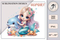 Explore our delightful mermaid watercolor clipart, perfect for invitations, greeting cards, scrapbooking, and seasonal crafts. Ideal for sublimation designs on transparent backgrounds, as well as birthday cards, T-shirt designs, children&#039;s prints and deco