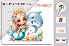 Explore our delightful mermaid watercolor clipart, perfect for invitations, greeting cards, scrapbooking, and seasonal crafts. Ideal for sublimation designs on transparent backgrounds, as well as birthday cards, T-shirt designs, children&#039;s prints and deco