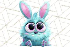 Cute Cartoon Monsters Clipart PNG Halloween Sitting Monsters Product Image 4