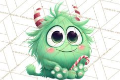 Cute Cartoon Monsters Clipart PNG Halloween Sitting Monsters Product Image 5