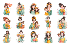 Cute Mother's Day Clipart Product Image 4