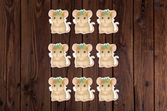 Cute Mouse Printable Stickers - PNG Sticker Sheet