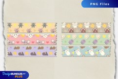 Cute Mouse with Vintage Color Seamless Pattern Tape Product Image 1