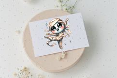 Cute Mummy Ballerina PNG Clipart Bundle 37 Halloween Images Product Image 5