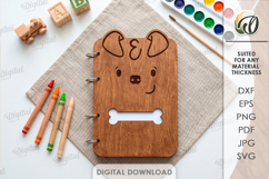 3D Cute Notebook Covers Bundle Laser Cut. Journal Cover SVG Product Image 7